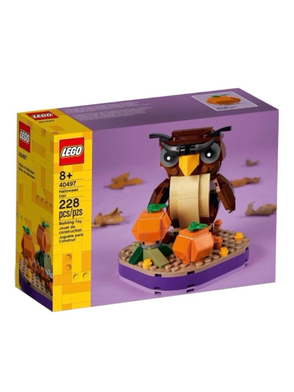 LEGO 40497 Fall Owl & Pumpkins Retired Halloween Autumn Set New Sealed